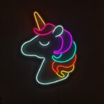 ? Unicorn Jednorożec LED Neon – lampka nocna na ścianę / unicorn led