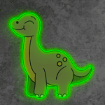 ?Dinozaur LED Neon – Lampka Nocna – Na ścianę – Dekoracja dinozaur led neon